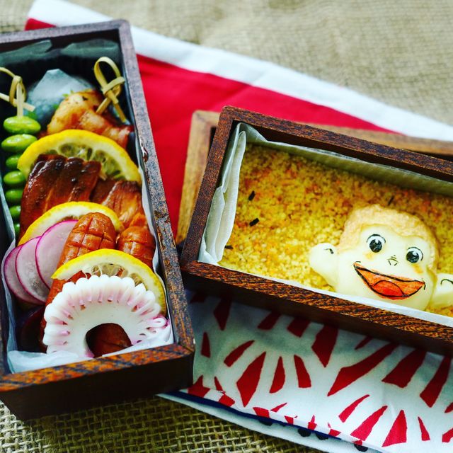 Curious George カレークスクスのお弁当