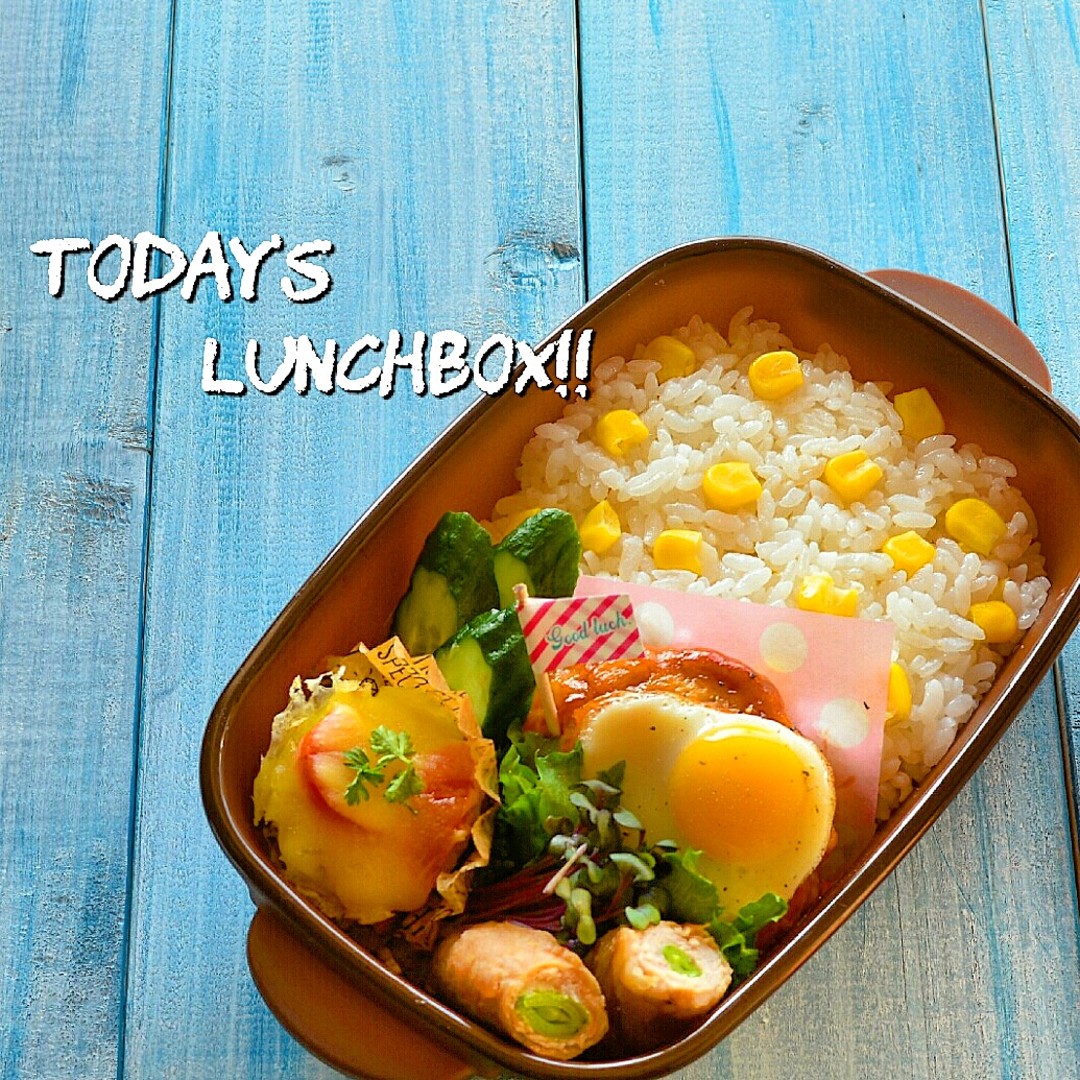 目玉焼きハンバーグ弁当