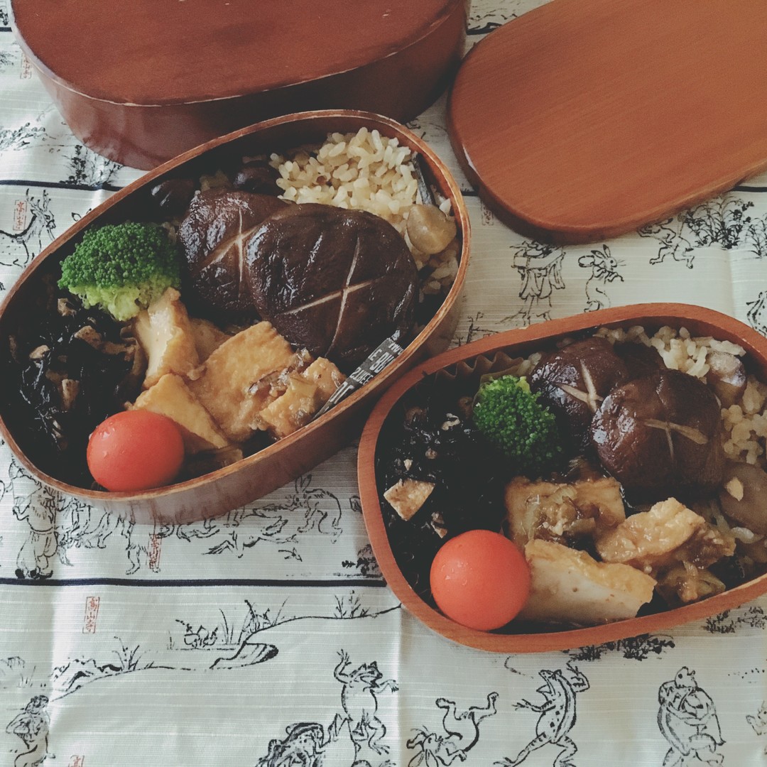 山菜いり栗ご飯弁当