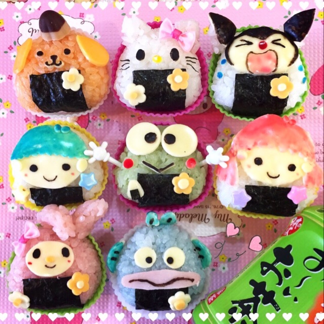 サンリオバージョンで、おにぎりアクション🍙