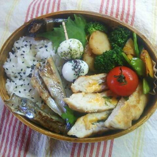 ささみの大葉チーズ挟み焼き弁当