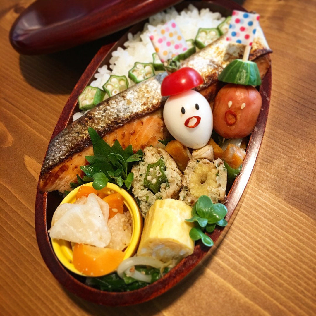 スタミナ鮭弁当