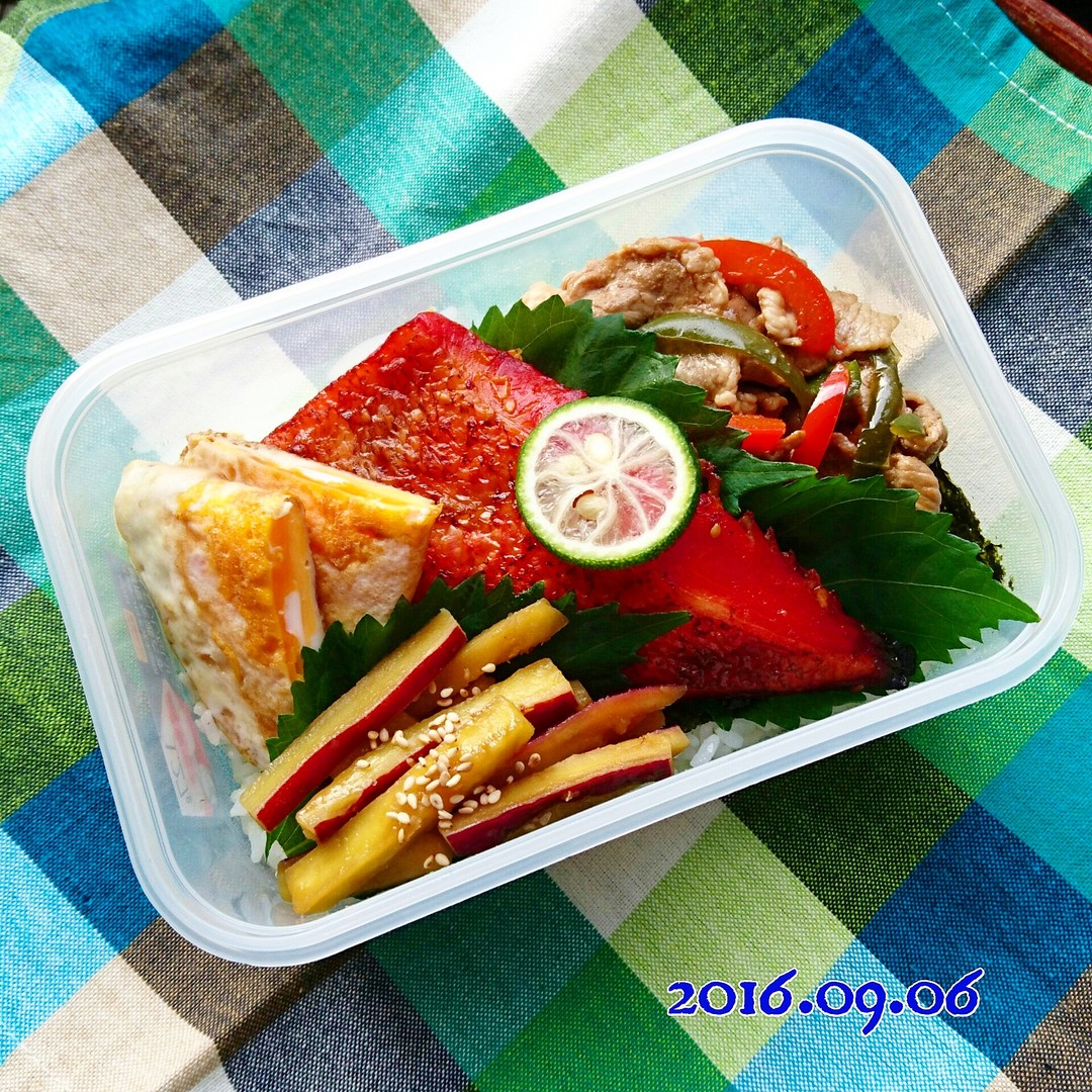 カレイのみりん干し弁当