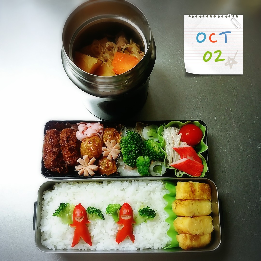 高校生弁当　ソフトテニス弁当