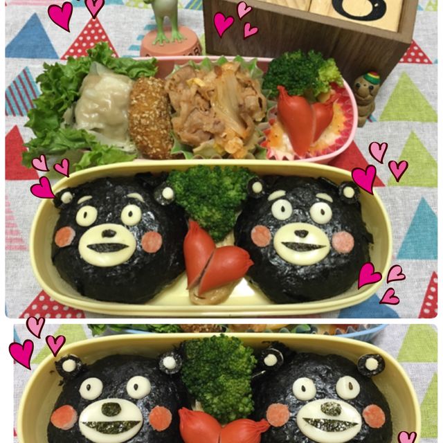 くまモン 熊本応援弁当♡