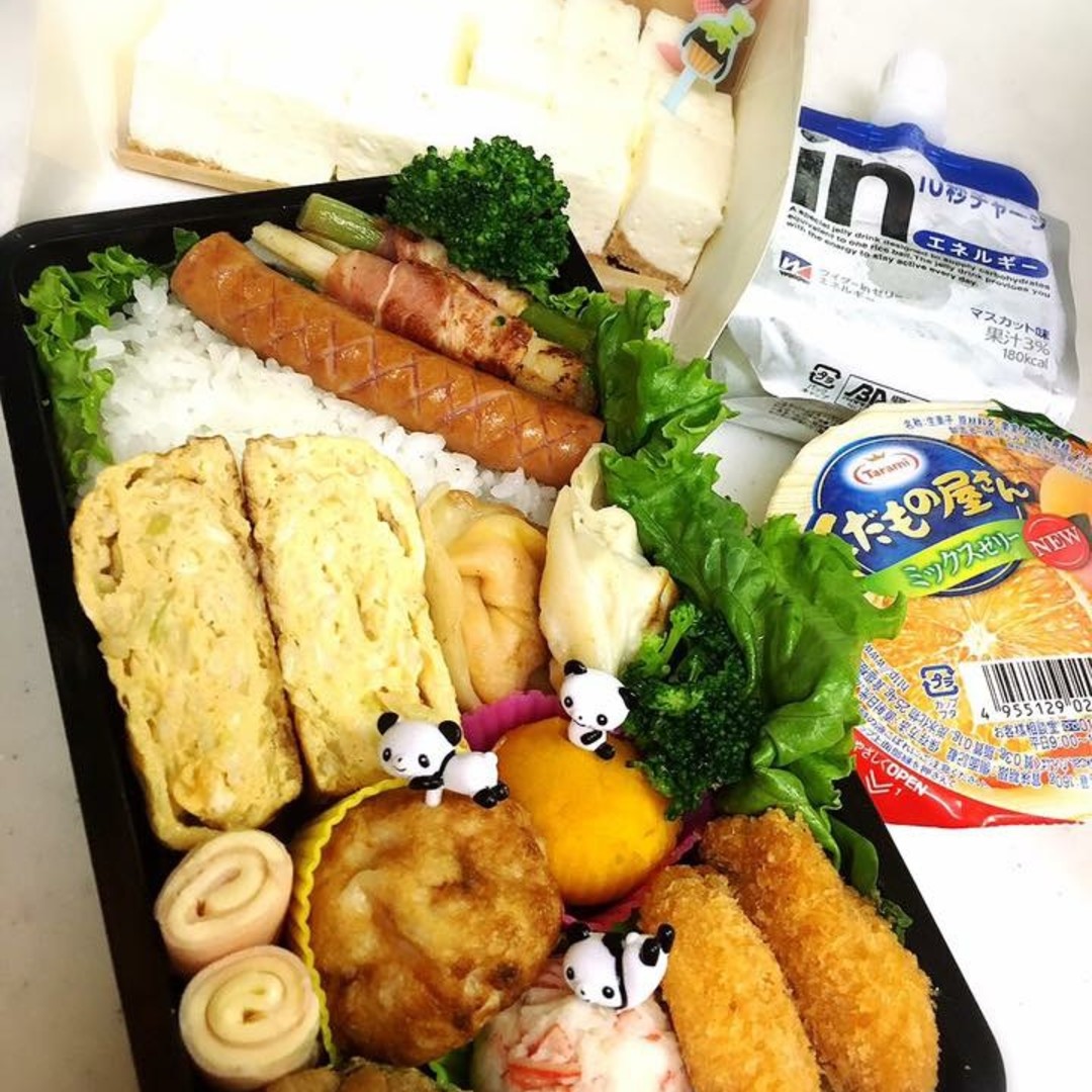 作り置き餃子を作ったよ弁当