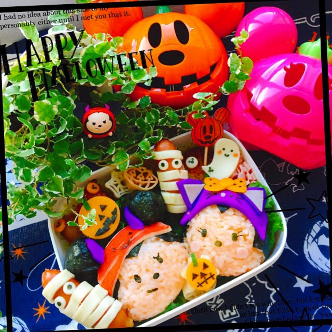 ミッキーツムツムハロウィンお弁当〜