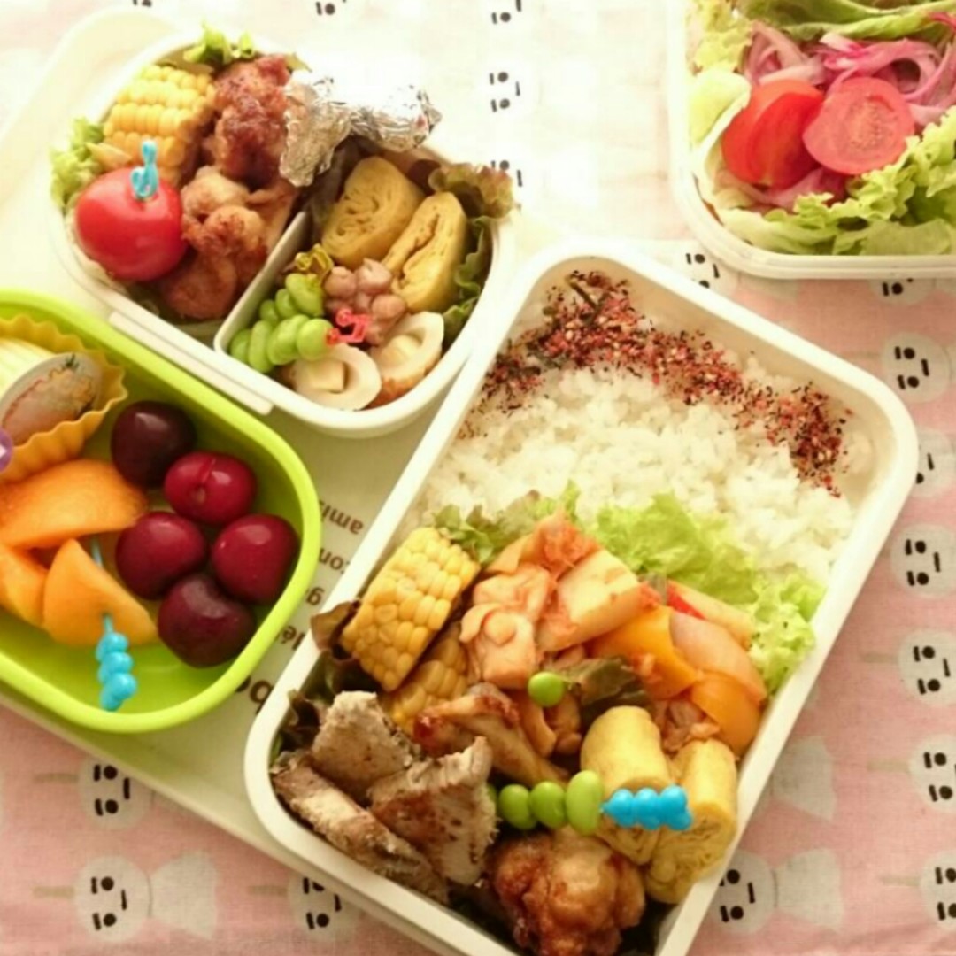2016.6.20お弁当*長男&パパ弁当