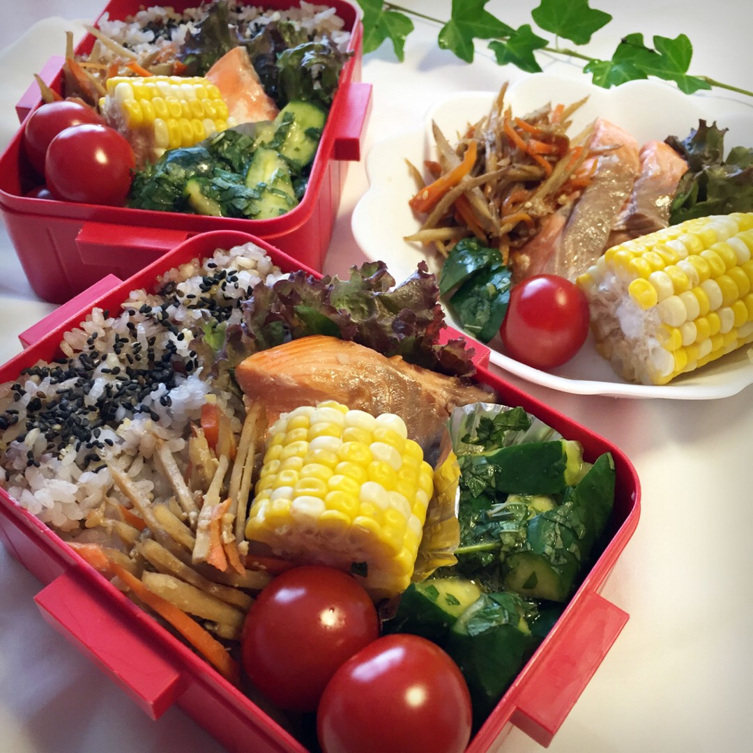 鮭の塩麹蒸し弁当