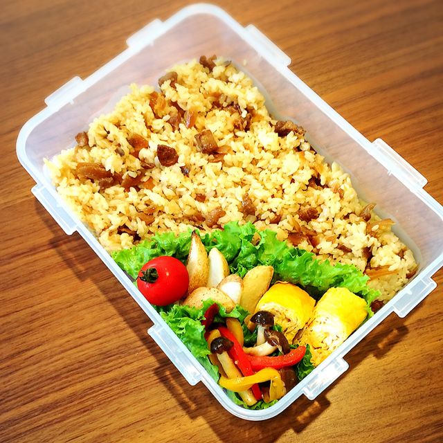 部活⚽️タッパー弁当