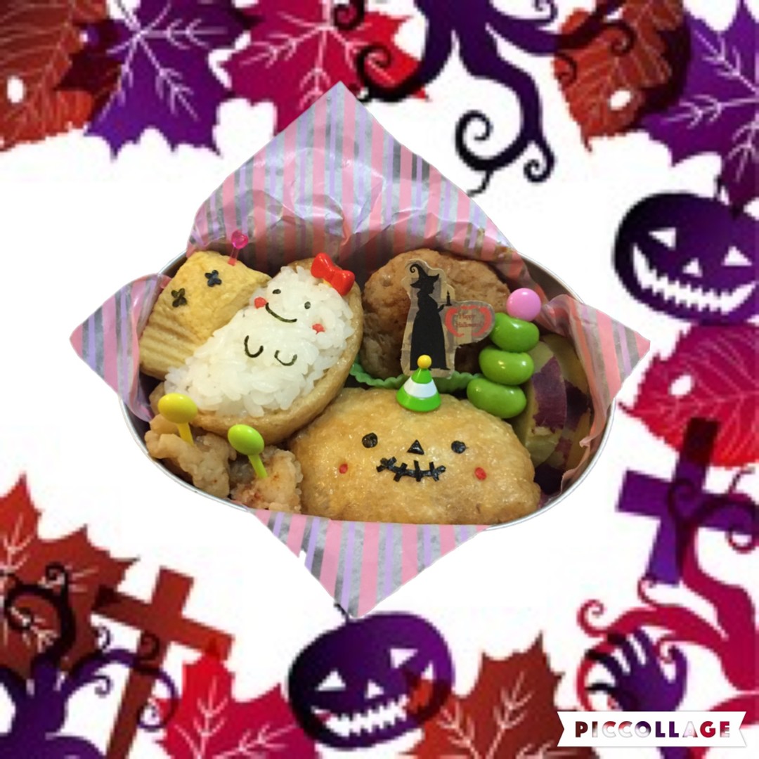 おいなりさんのハロウィン弁当