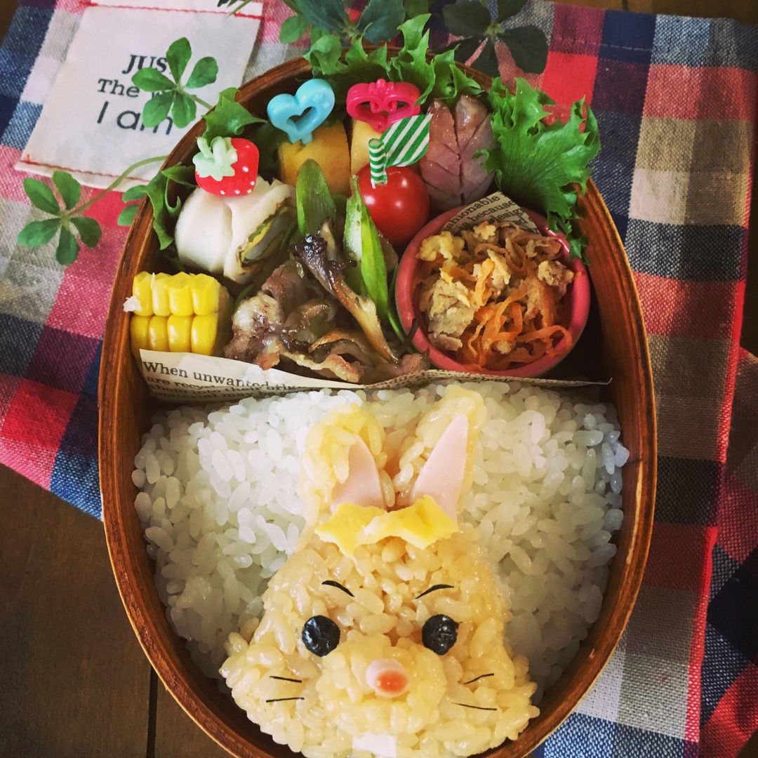 ディズニーツムツム♡3月うさぎのお弁当♪