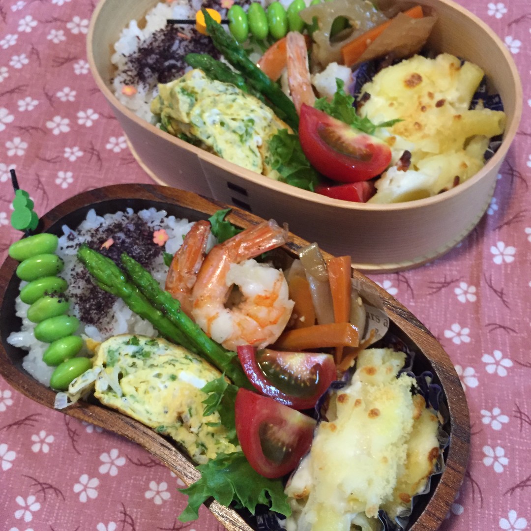 娘とわたしのお弁当☆
