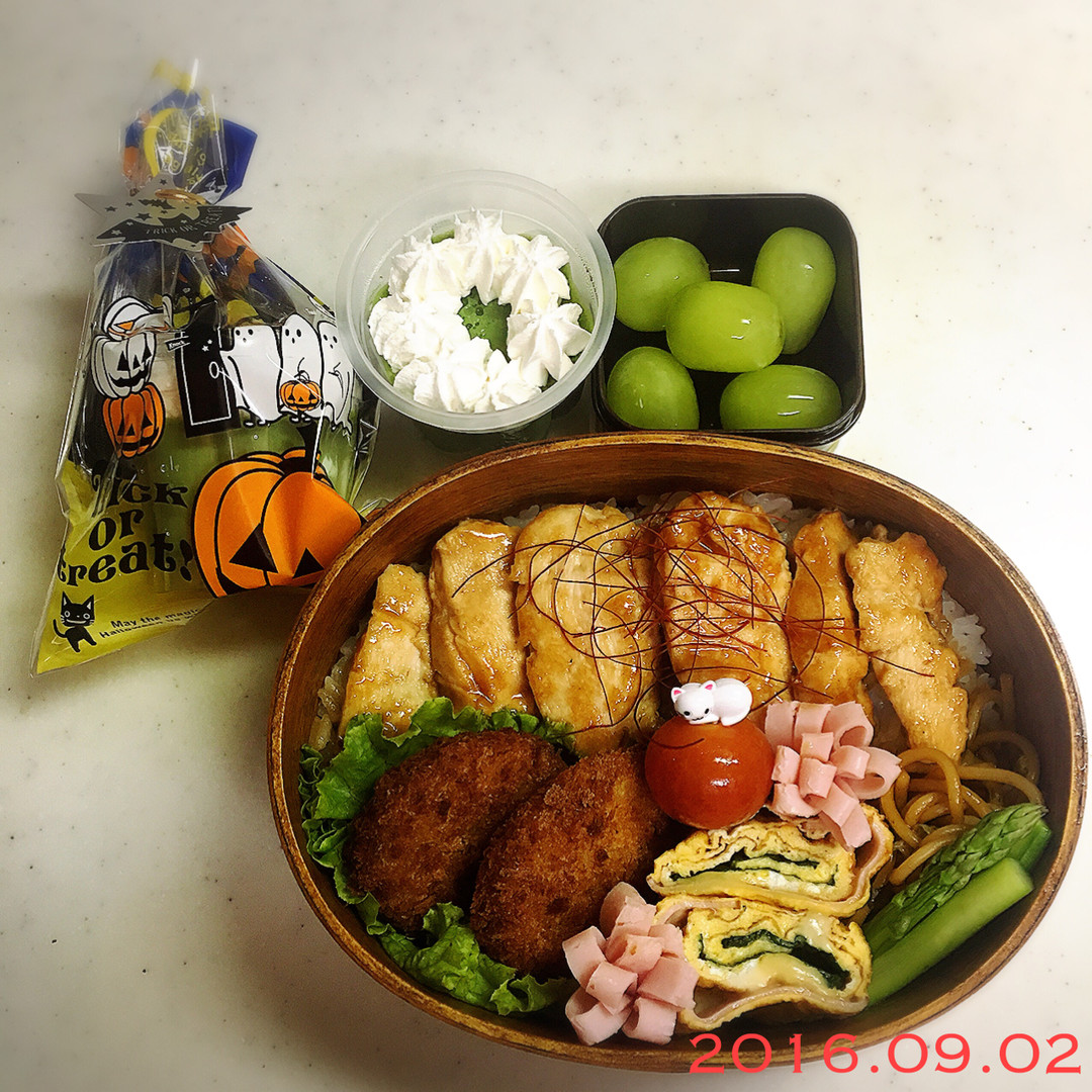 鶏胸肉の生姜焼き弁当