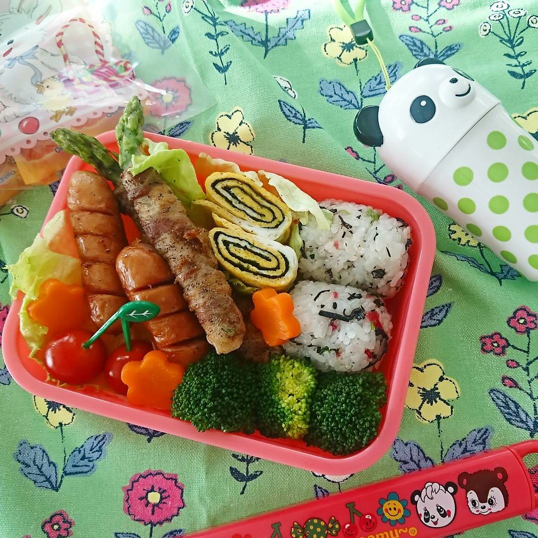 アスパラ肉巻き弁当