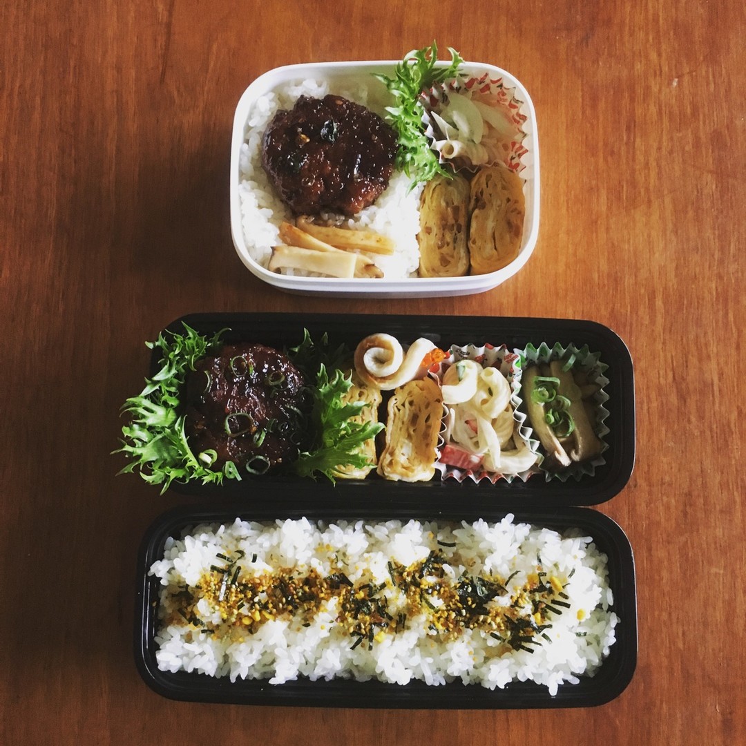 ねぎ味噌ハンバーグ弁当