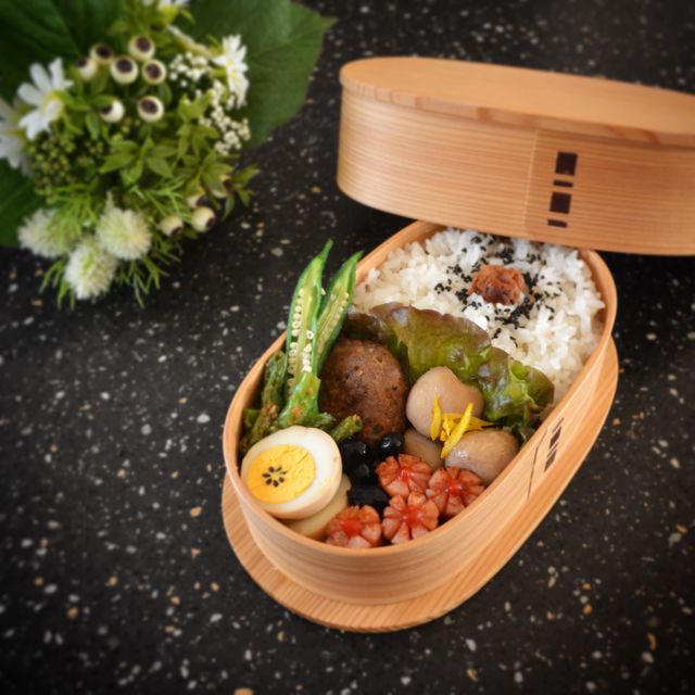お醤油ハンバーグ弁当