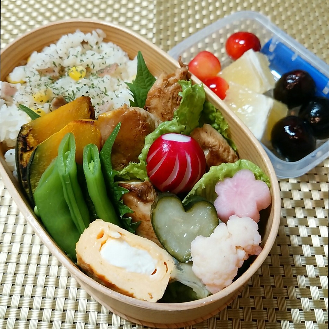 とうもろこしピラフ弁当