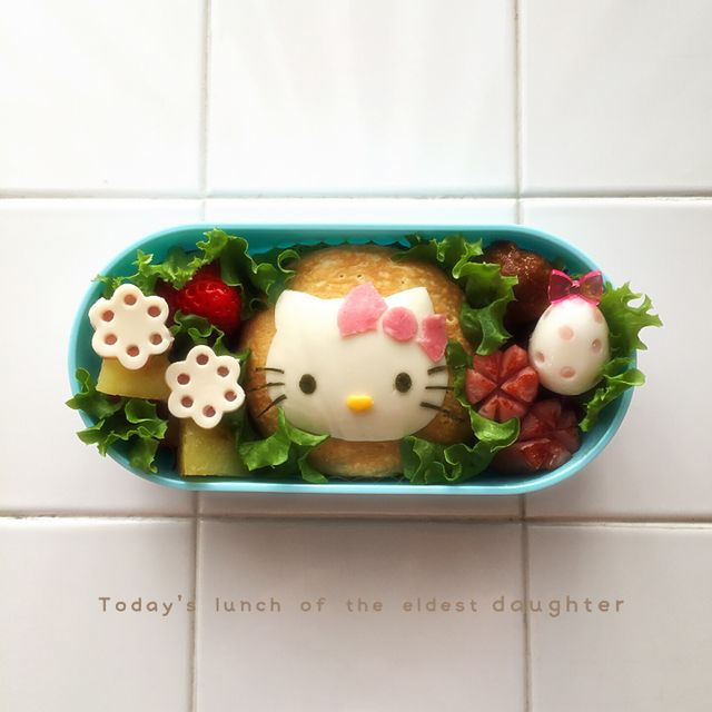 キティちゃんのキャラ弁