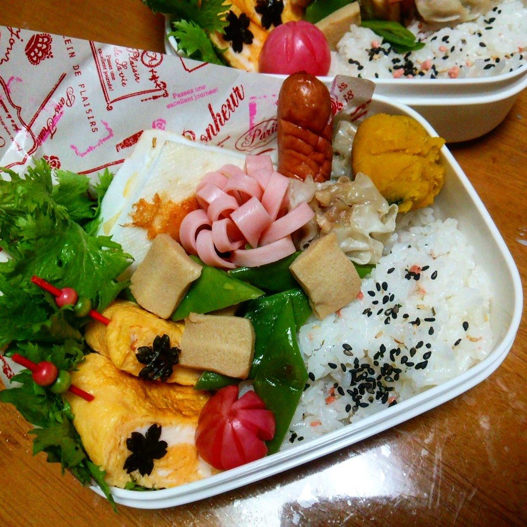 モロッコいんげん弁当🍱