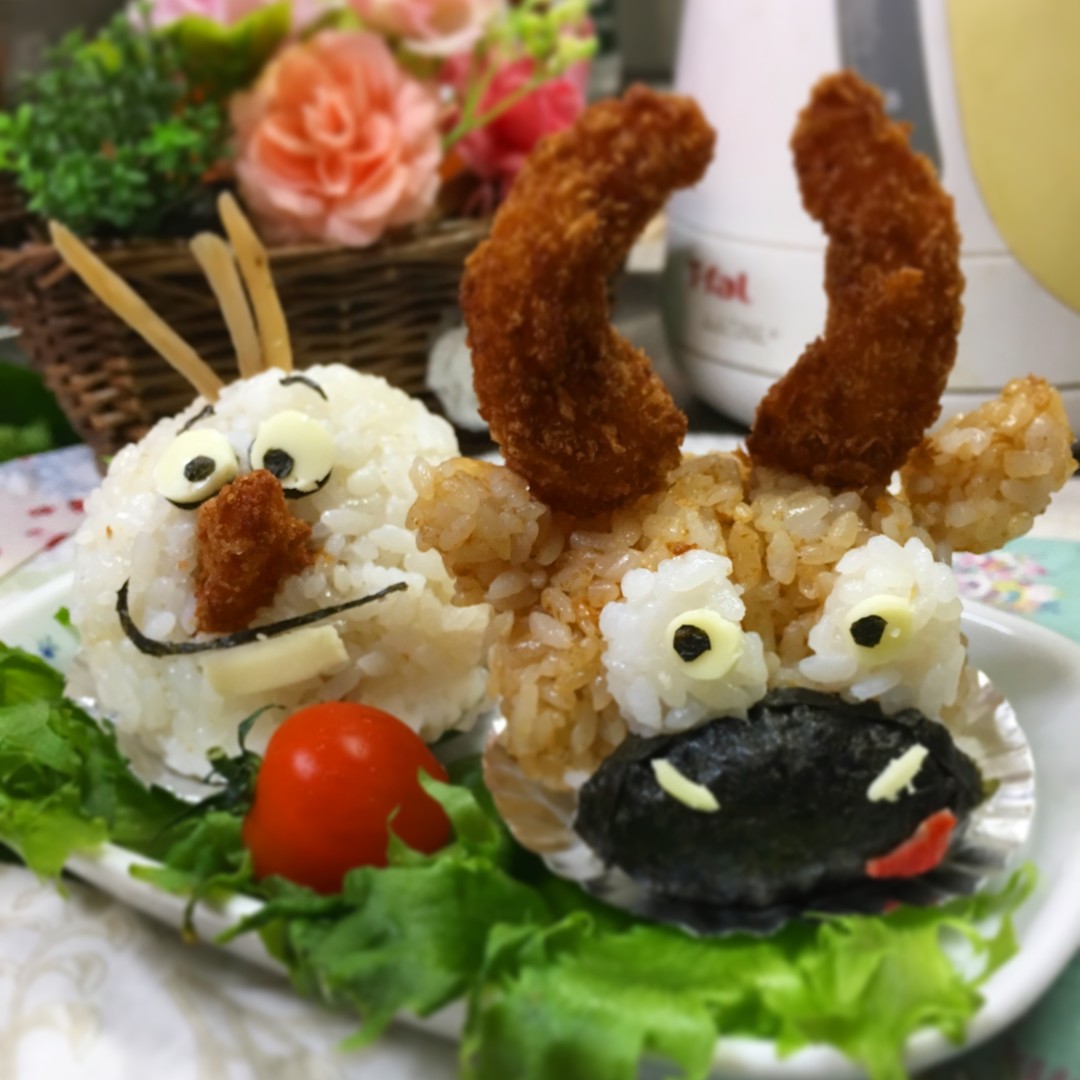 オラフとスベンのおにぎり弁当