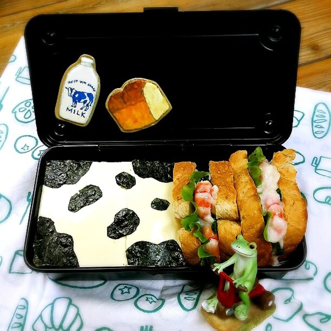 旦那さんの朝ごパン弁当♪