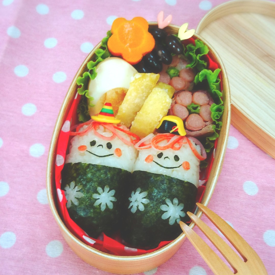 顔おにぎり弁当