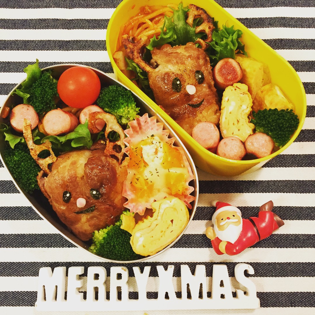 トナカイ肉巻きおにぎり弁当