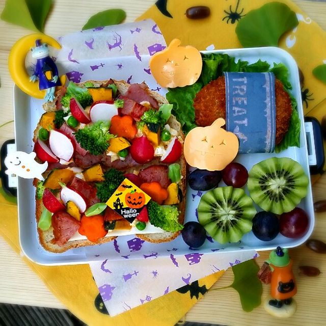 旦那さんの朝ごパン弁当♪