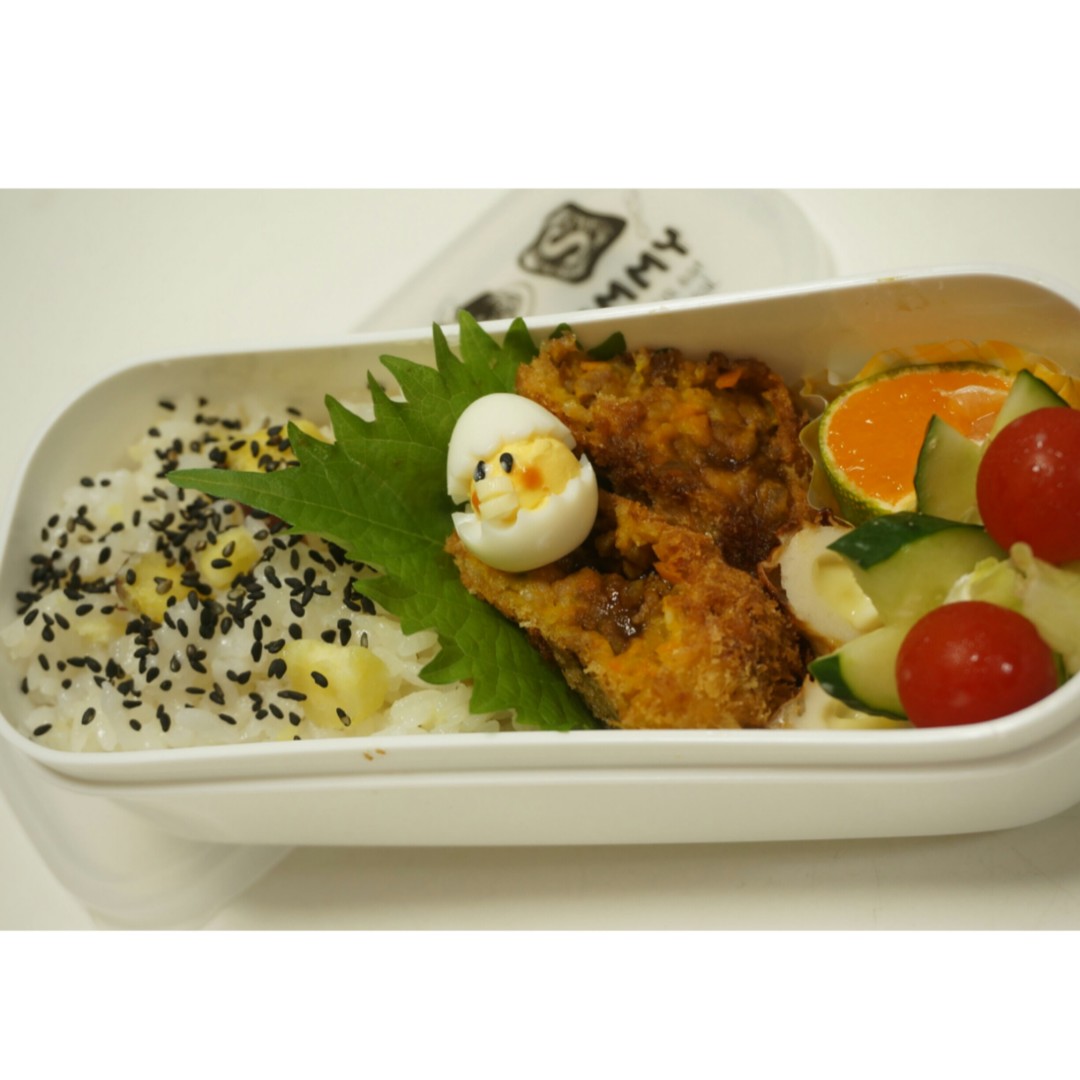 ひょっこりひよこの秋弁当