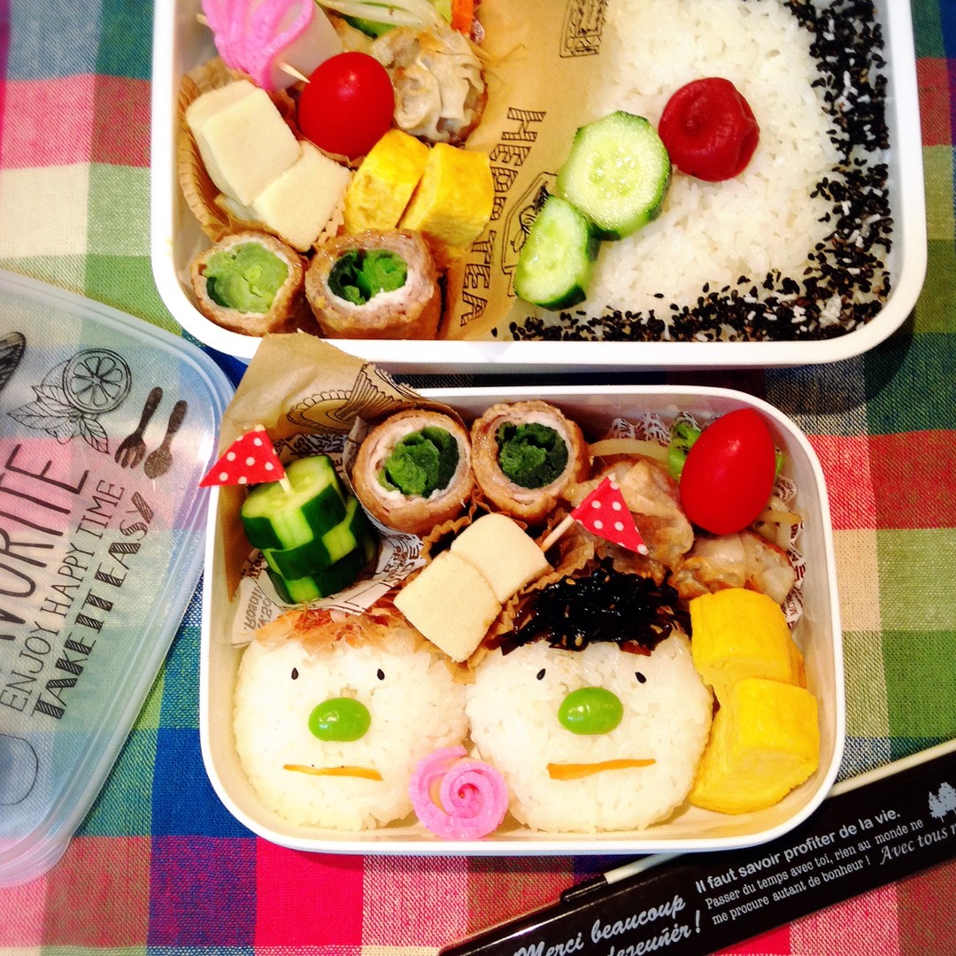 顔おにぎり弁当