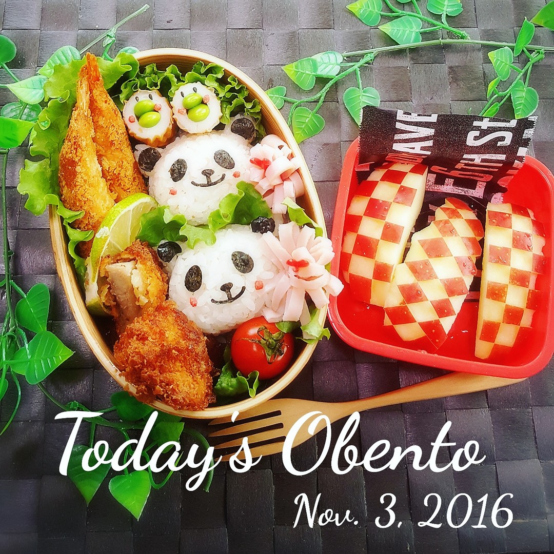 パンダおにぎり弁当