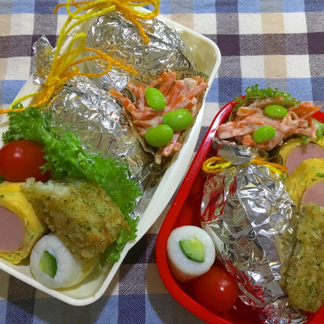 肉巻きおにぎり弁当