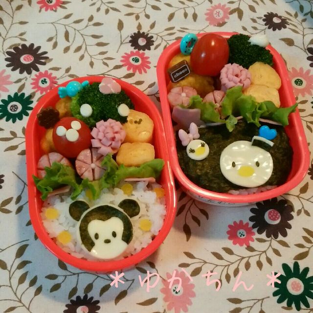 幼稚園弁当☆ミッキー＊ドナルド＊