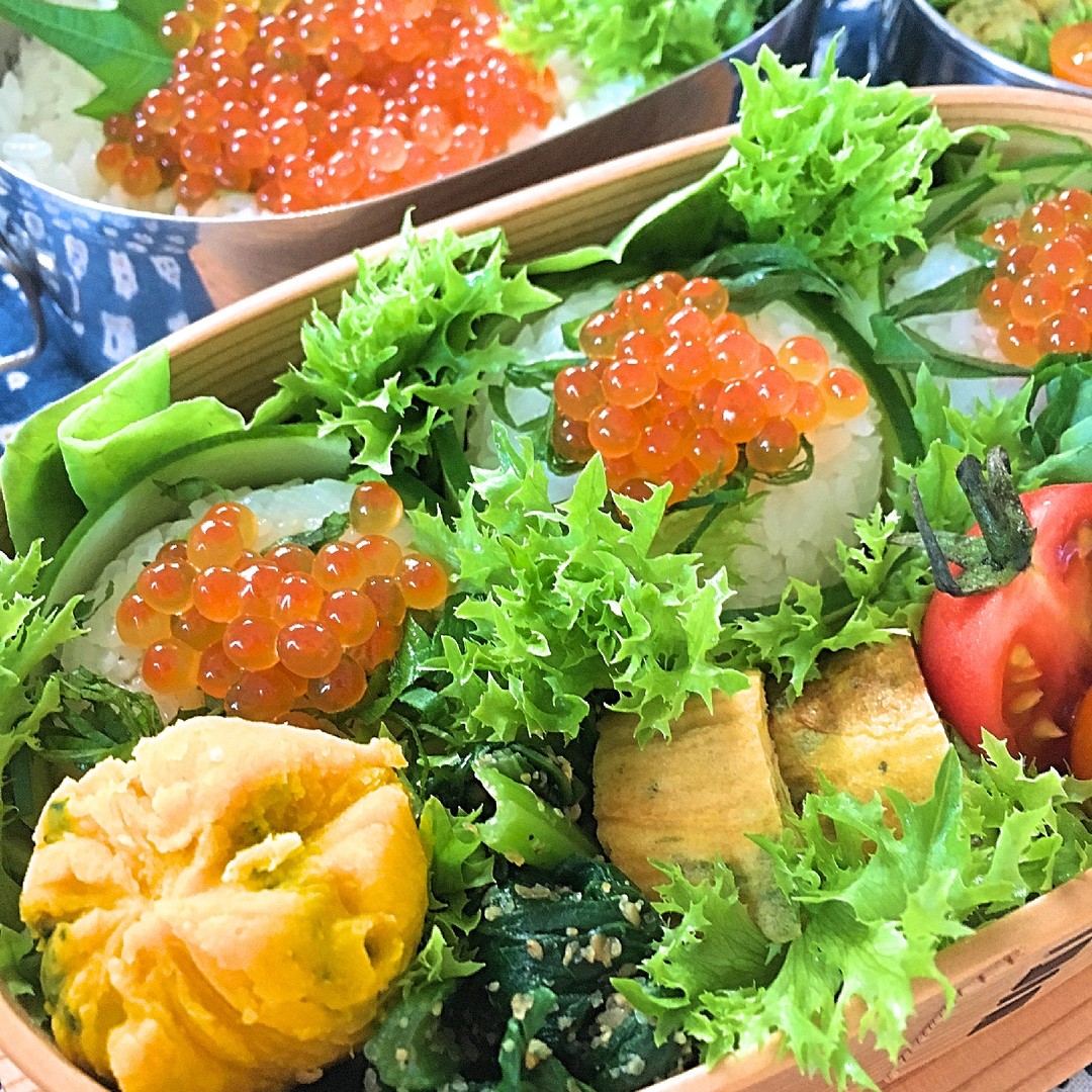 自家製イクラ弁当