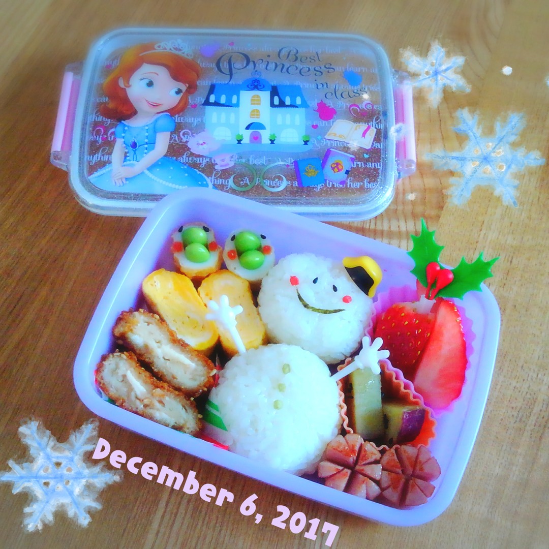 雪だるま弁当