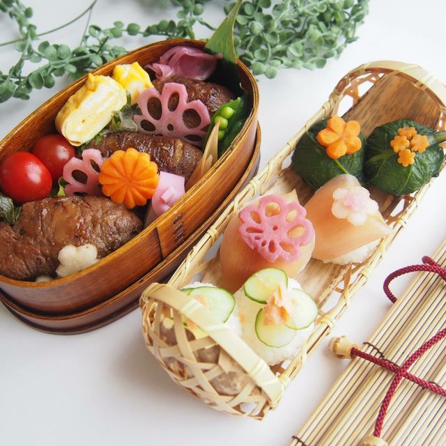 肉巻きおにぎり弁当