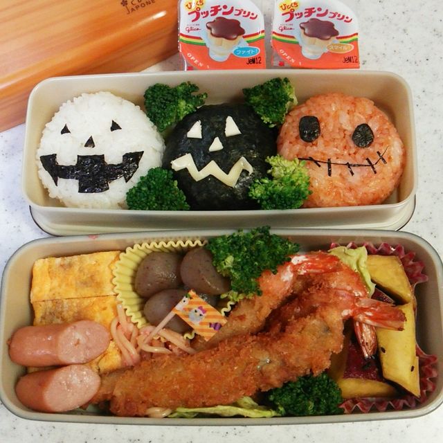 男子高校生ハロウィン弁当