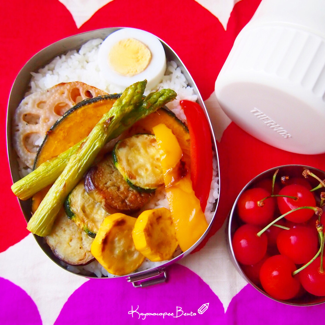夏野菜トマトカレー弁当