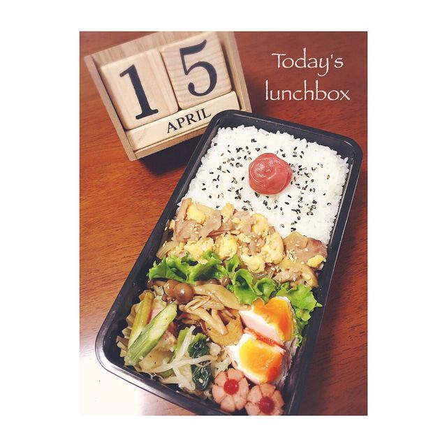 豚肉と卵の焼肉のタレ炒め弁当