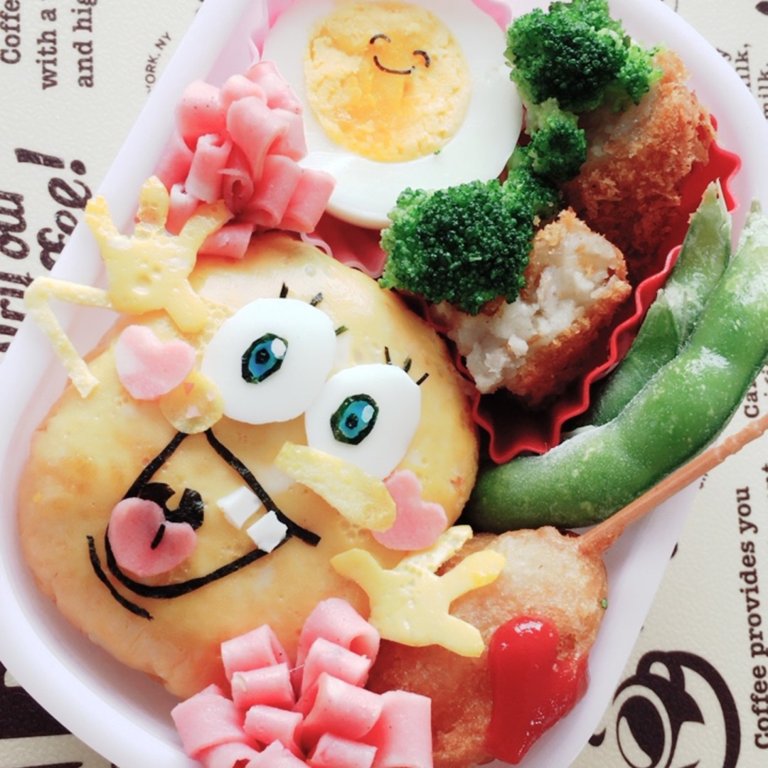 スポンジボブ弁当＊