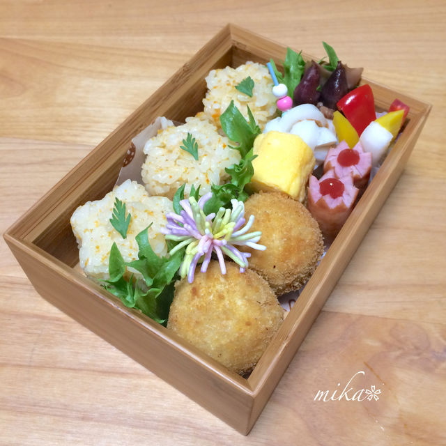 人参ご飯弁当