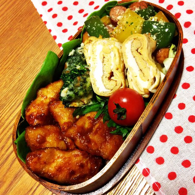 鶏胸肉のケチャップ炒め弁当