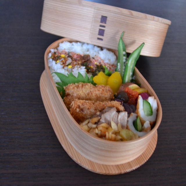 受験日のカツ！弁当