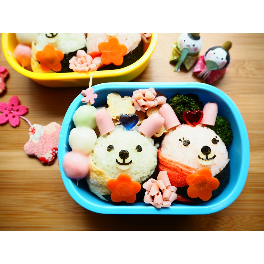 うさぎお雛様のひな祭り弁当