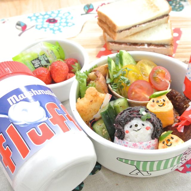おにぎりちゃんとホットサンド弁当