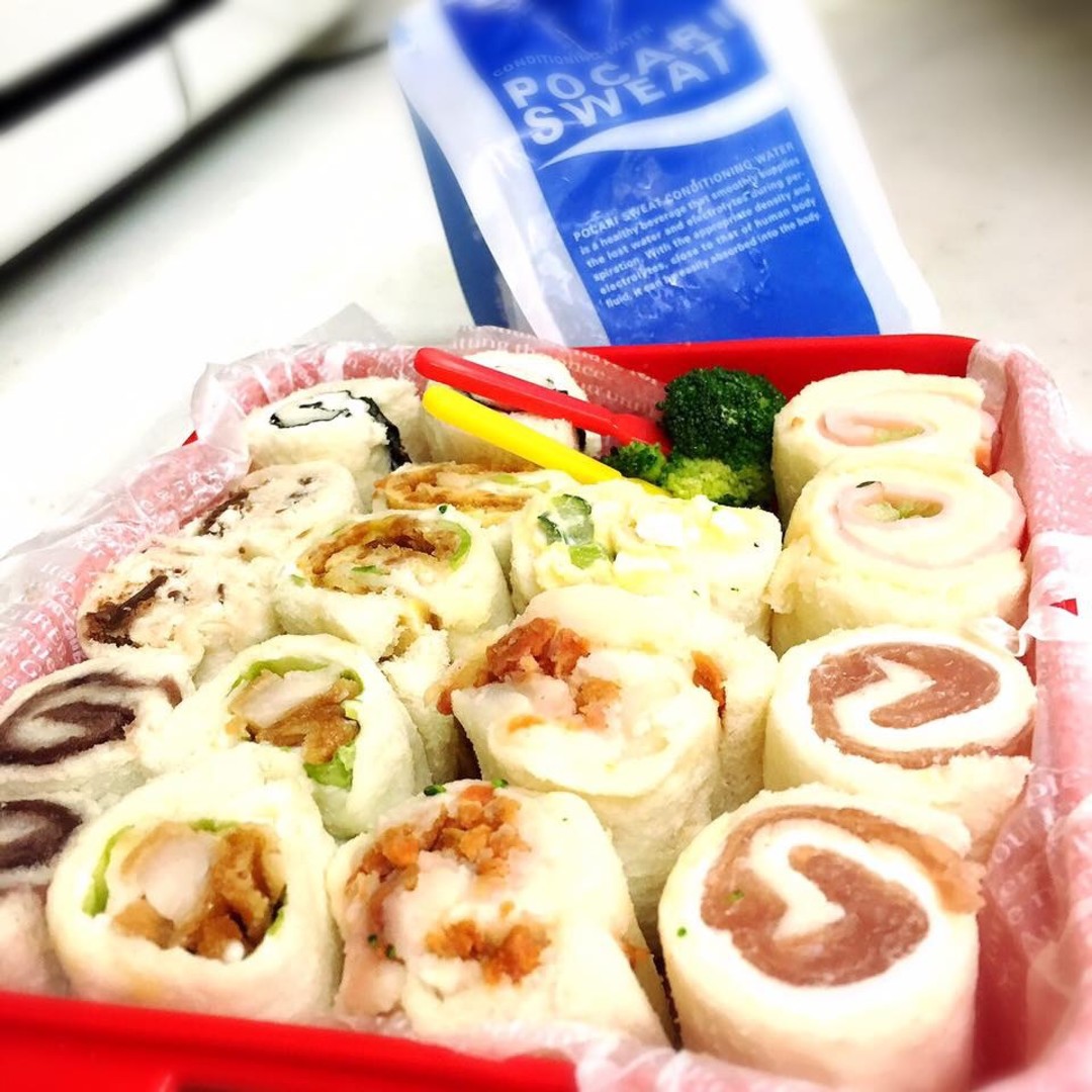 くるくるサンドイッチ弁当(練習試合仕様)