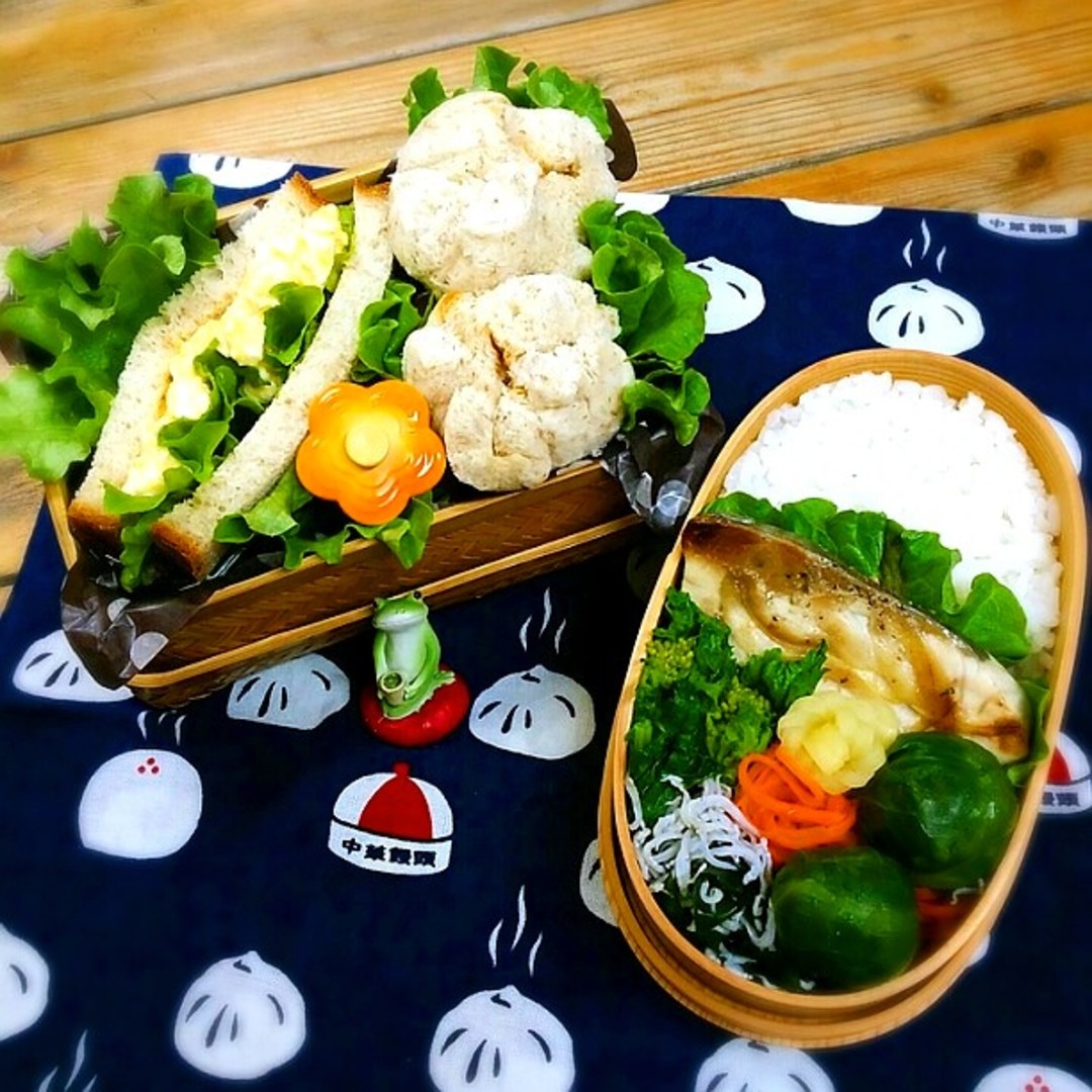 旦那さんの朝ごパン&私のお昼お弁当♪