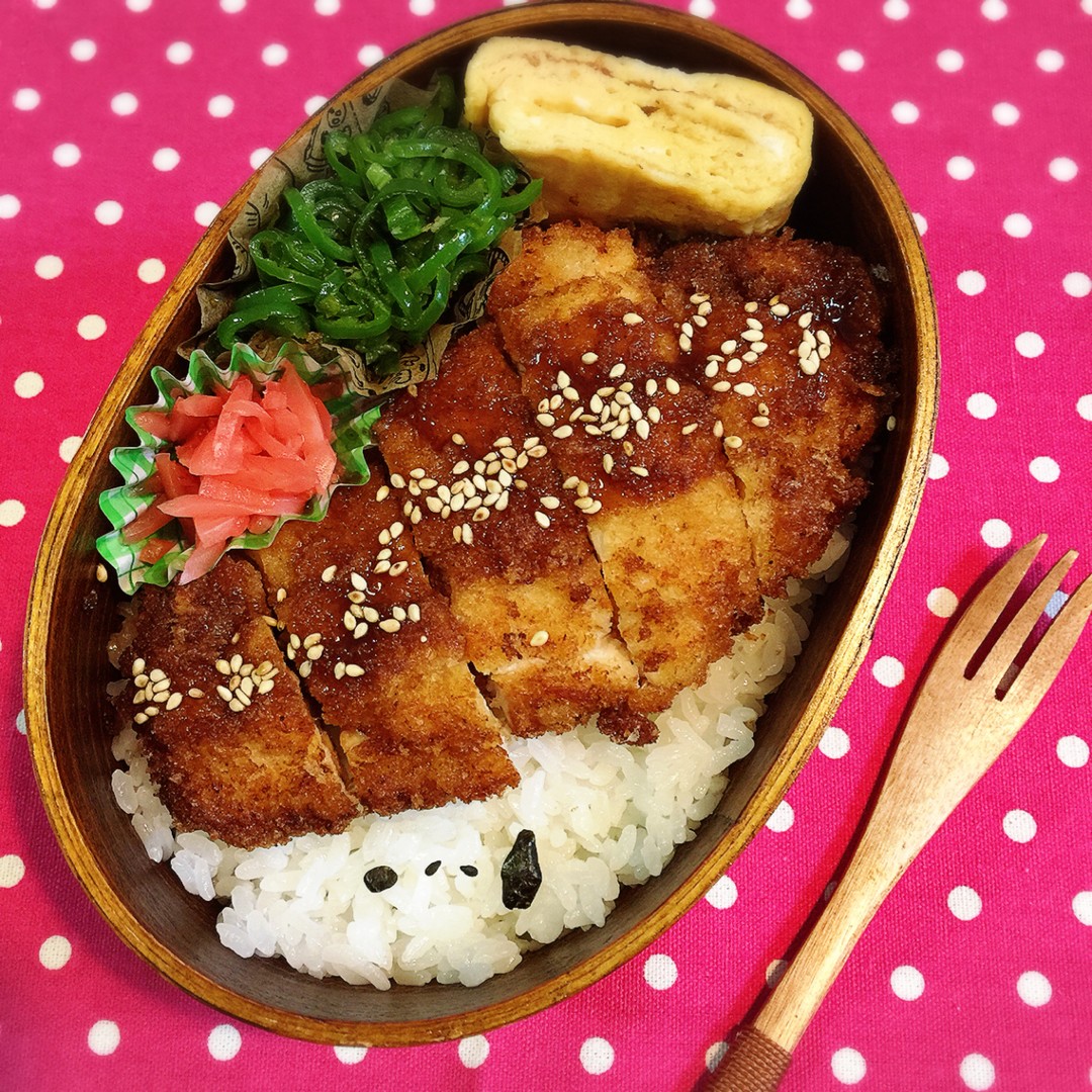 鶏胸肉deチキンカツがDooon!!なパパ弁当♡