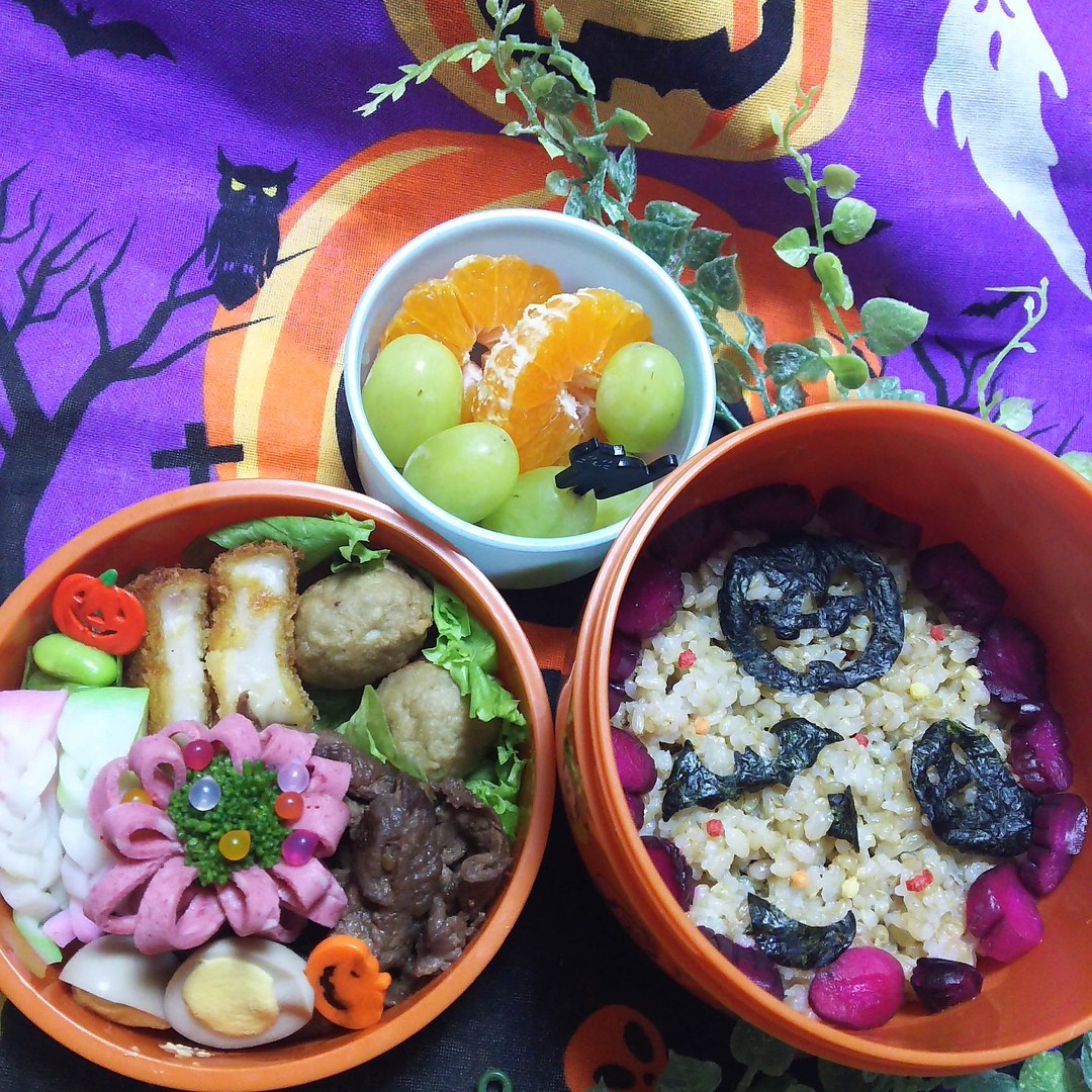 ハロウィン海苔弁